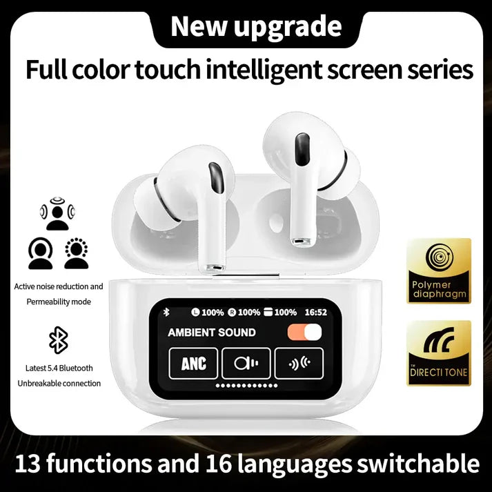 AUDÍFONOS SMART PRO CON PANTALLA TACTIL